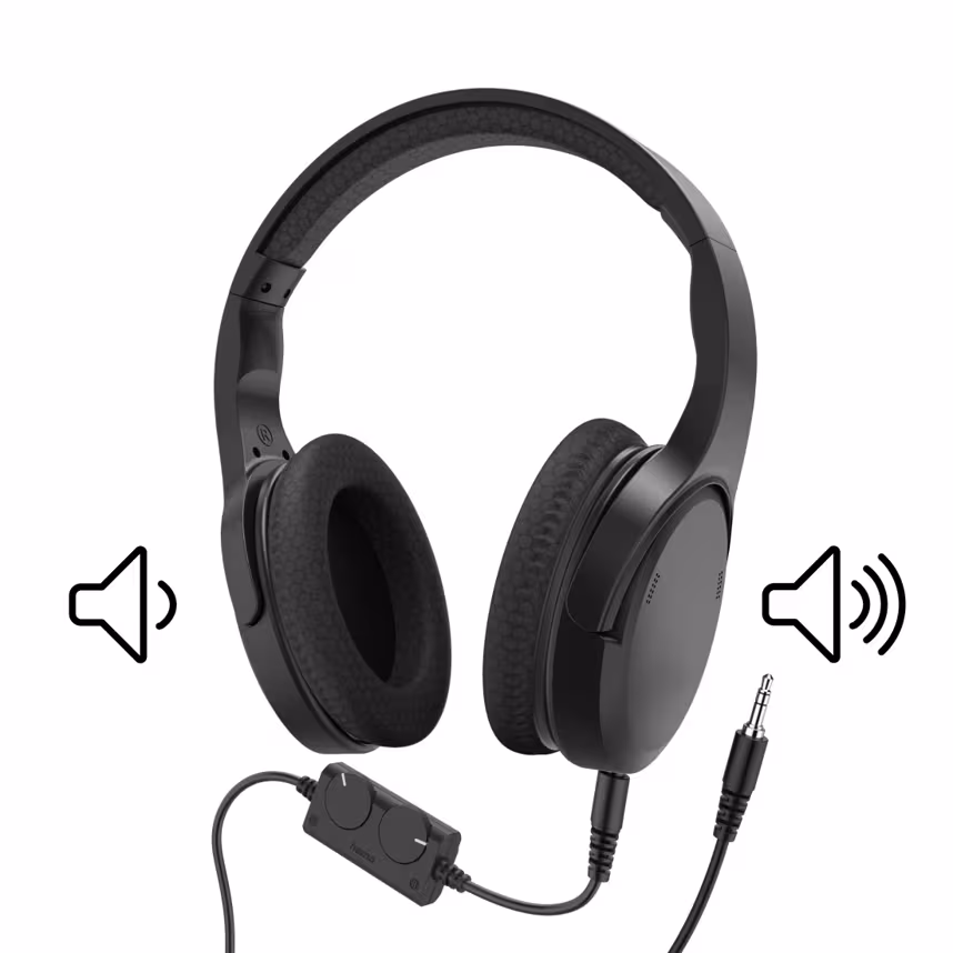 Hama Fernseh-Kopfh&ouml;rer Over-Ear 6m Kabel