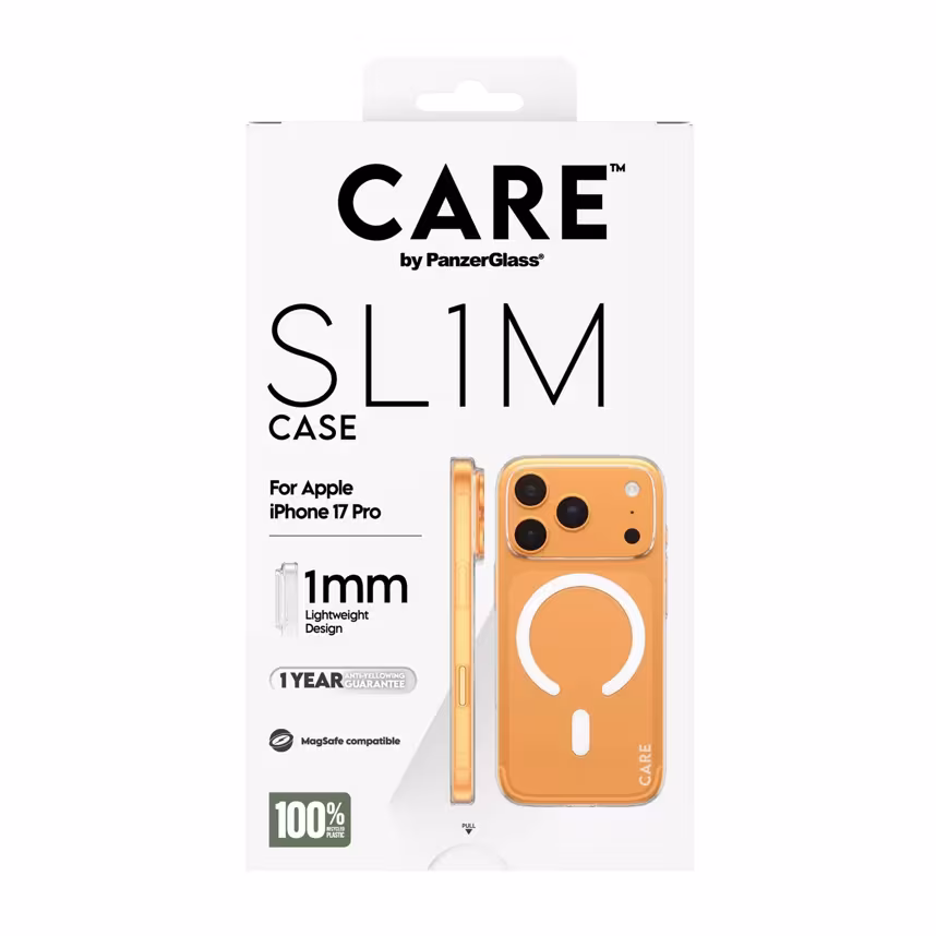 PanzerGlass CARE SL1M Case m.MagSafe iPhone 17 Pro Clear