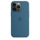 Apple iPhone 13 Pro Silikon Case mit MagSafe eisblau