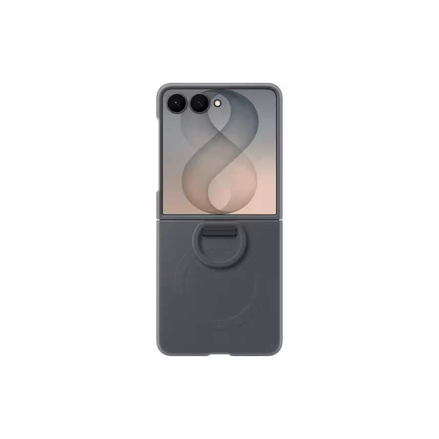 Samsung Silicone Ring Magnet Case Samsung Galaxy Z Flip 8 graphite