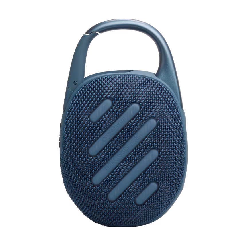 JBL Clip5 Bluetooth Lautsprecher mit Karabinerhaken blau