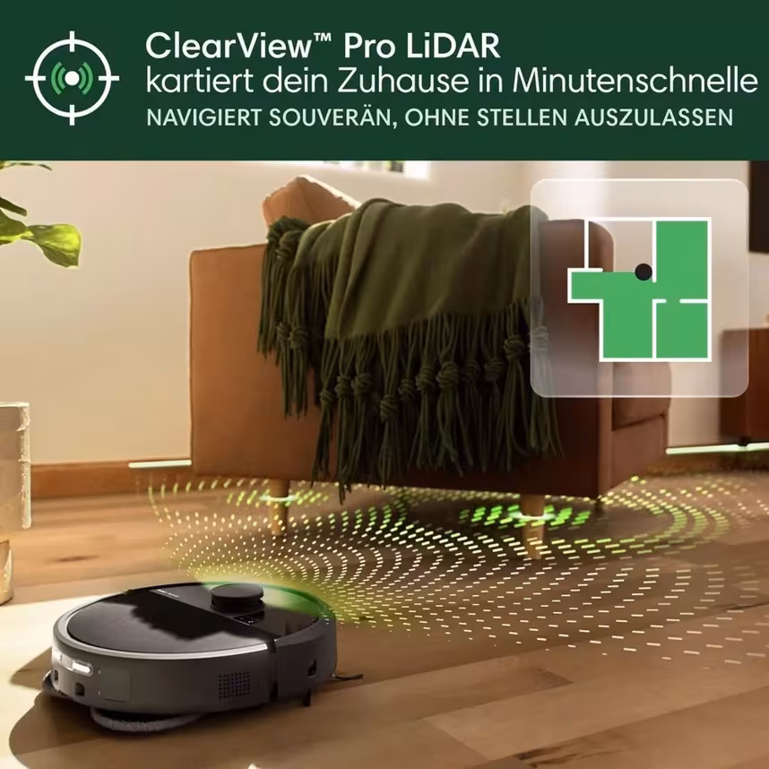 iRobot Roomba 505 Combo Plus Roboter schwarz
