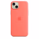 Apple iPhone 15 Plus Silikon Case mit MagSafe guava