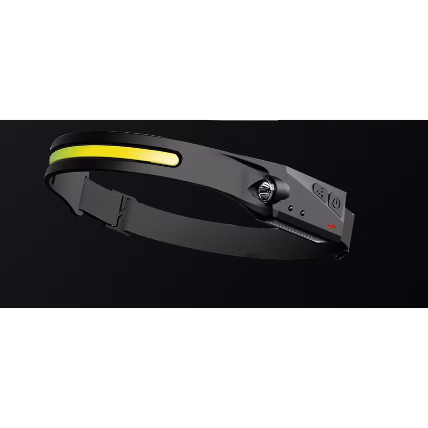 Axxtra LED Stirnlampe 120 Lumen, Akku, Sensor, IPX6