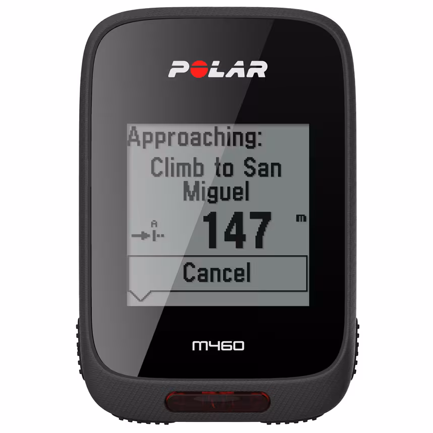 Polar M460 HR Fahrradcomputer + H10 Herzfrequenz-Sensor