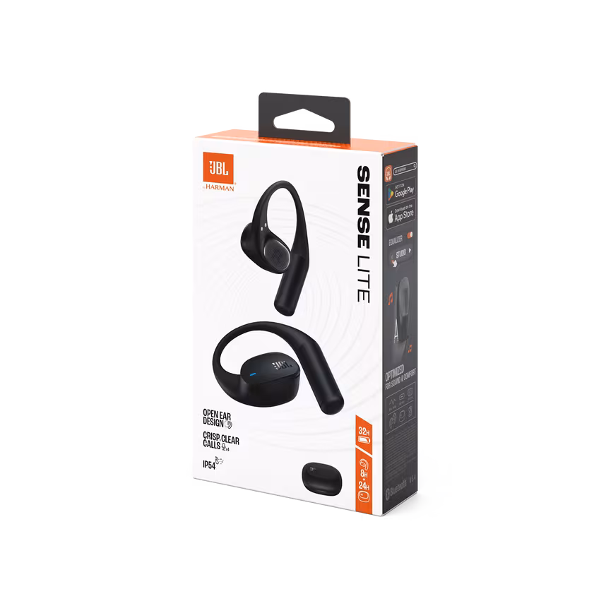 JBL Sense Lite kabelloser Open-Ear Kopfhörer Schwarz