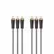 Hama Audio-/Video-Kabel 3 Cinch-Stecker vergoldet 1,5 m