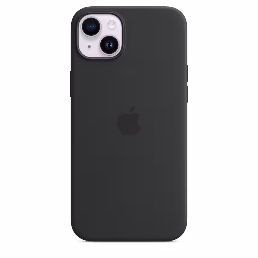 Apple iPhone 14 Plus Silikon Case mit MagSafe mitternacht