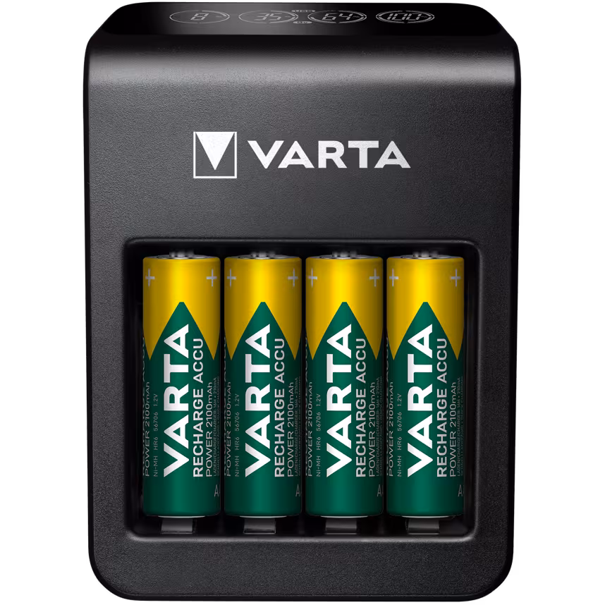 Varta LCD Plug Charger +4x AA