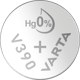 Varta V390 Silver Coin 1,55V