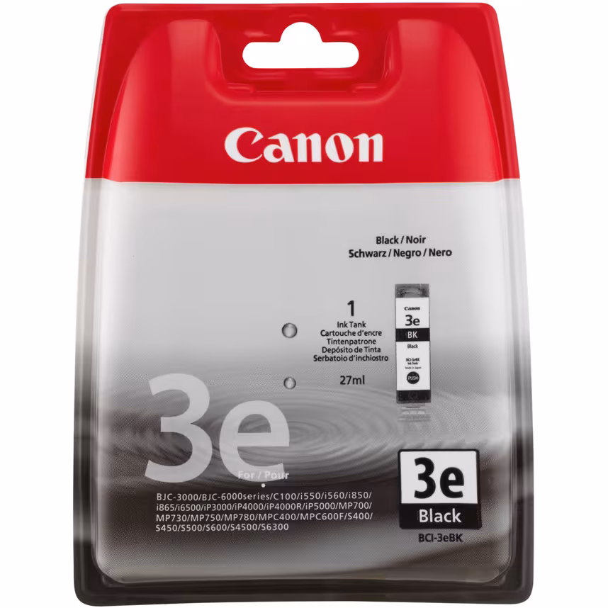 Canon BCI-3EBK Tinte black 27ml