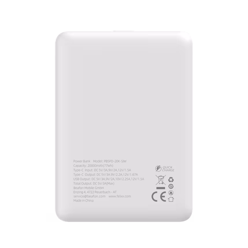 Felixx Powerbank COMPACT V 20.000mAh 22,5W
