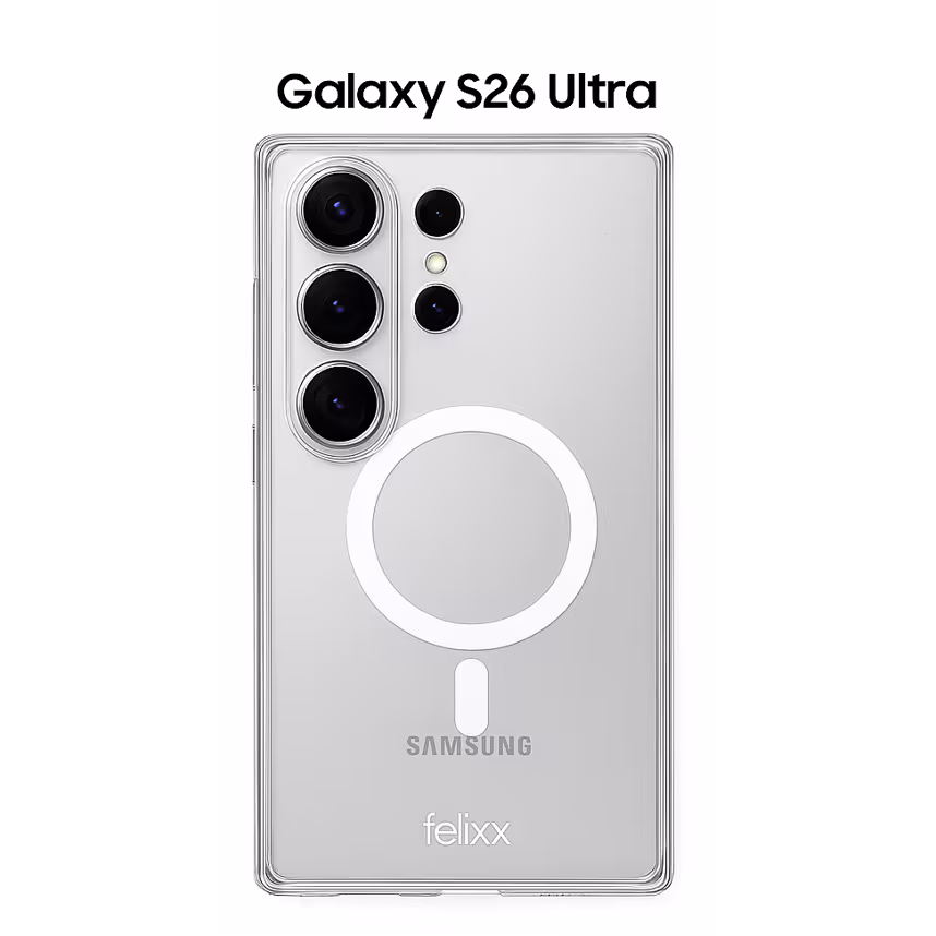 Felixx Hybrid Mag. Case Samsung Galaxy S26 Ultra Clear