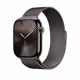 Apple Watch 46mm Milanaise Band S/M schiefer 