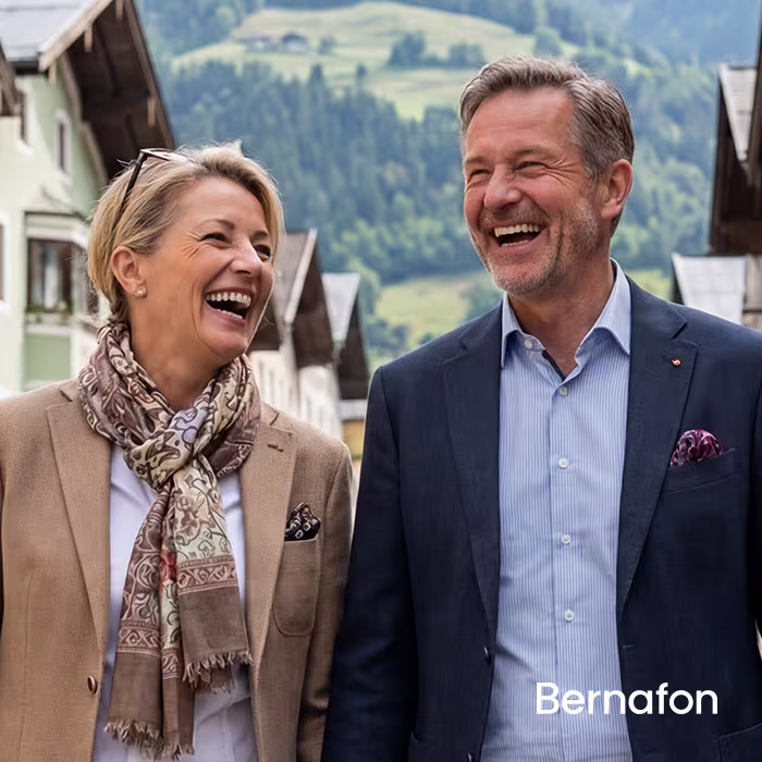 "DIe neueste Technik von Bernafon."