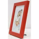 Bilderrahmen Deknudt 13x18cm Holz rot S45SK4
