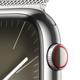 Apple Watch S9 GPS+Cellular Edelstahl 45mm Milanaise silber