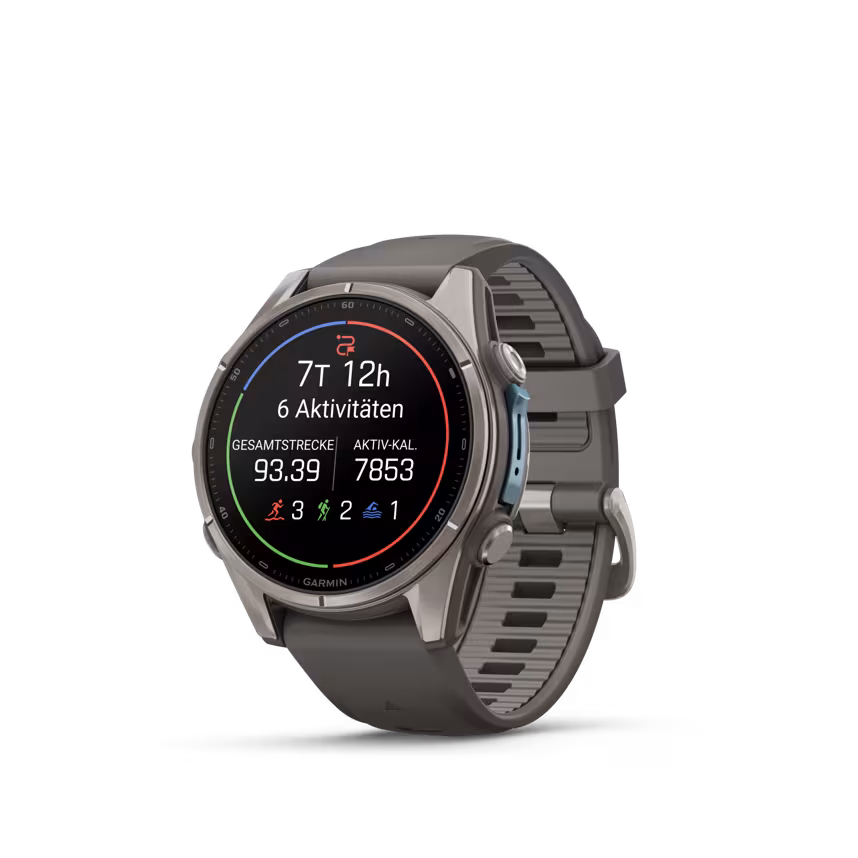 Garmin Fenix 9 43mm Kieselgrau/Titan