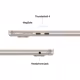 Apple MacBook Air 15 M4/10CPU/10GPU/16GB/256GB SSD polarster