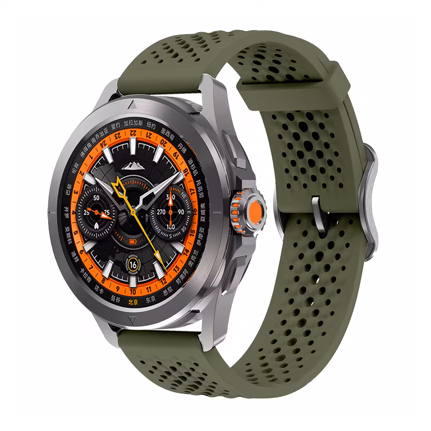 Felixx Smartwatcharmband Silikon Sport Army Green- Universal 22mm
