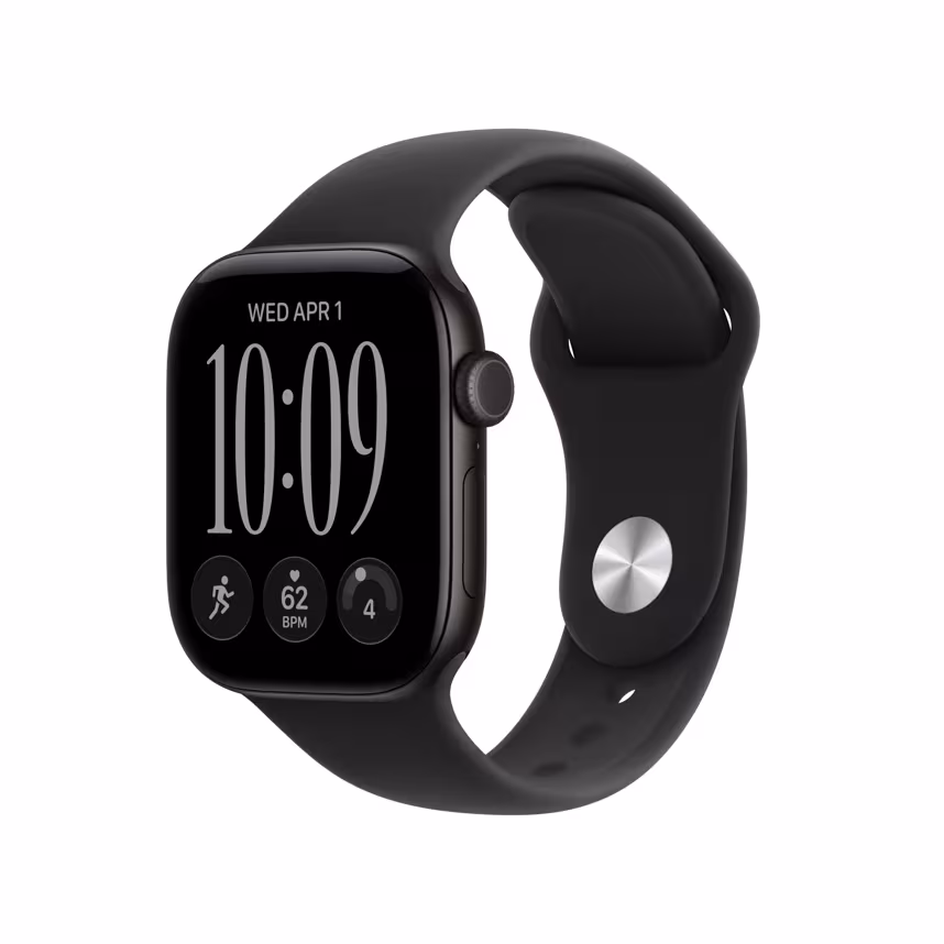 Apple Watch Series 12 GPS 42mm Black Alu Case + Black Sport S/M
