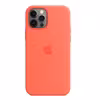 Apple iPhone 12/12 Pro Silikon Case mit MagSafe zitruspink