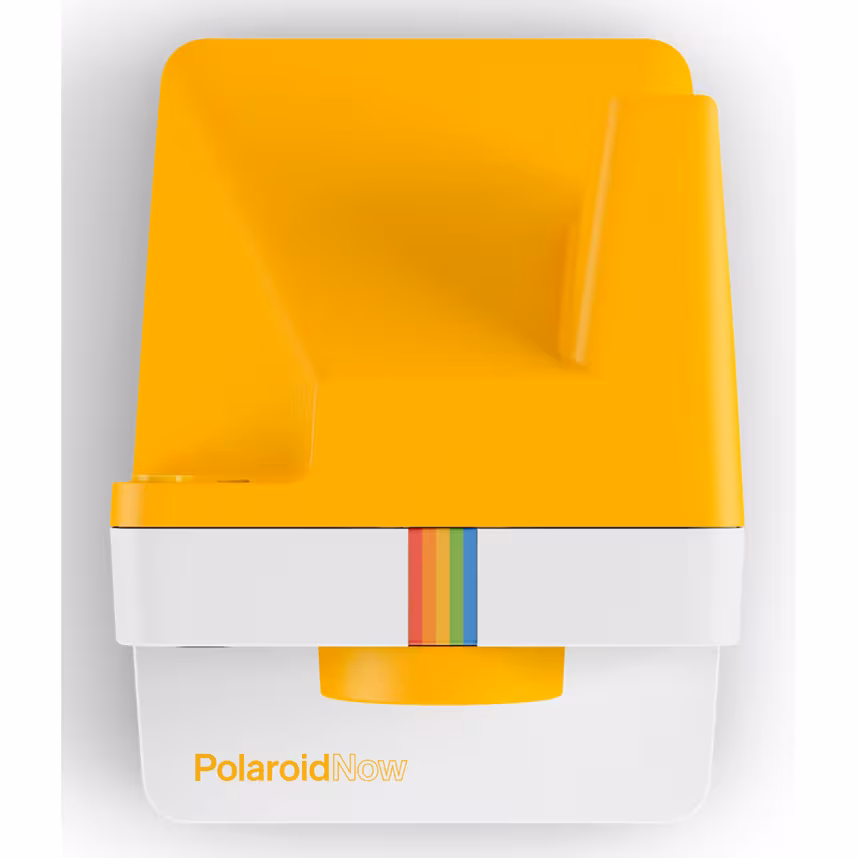 Polaroid Now gelb + Film + Tasche