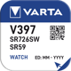 Varta V397 Silver Coin 1,55V