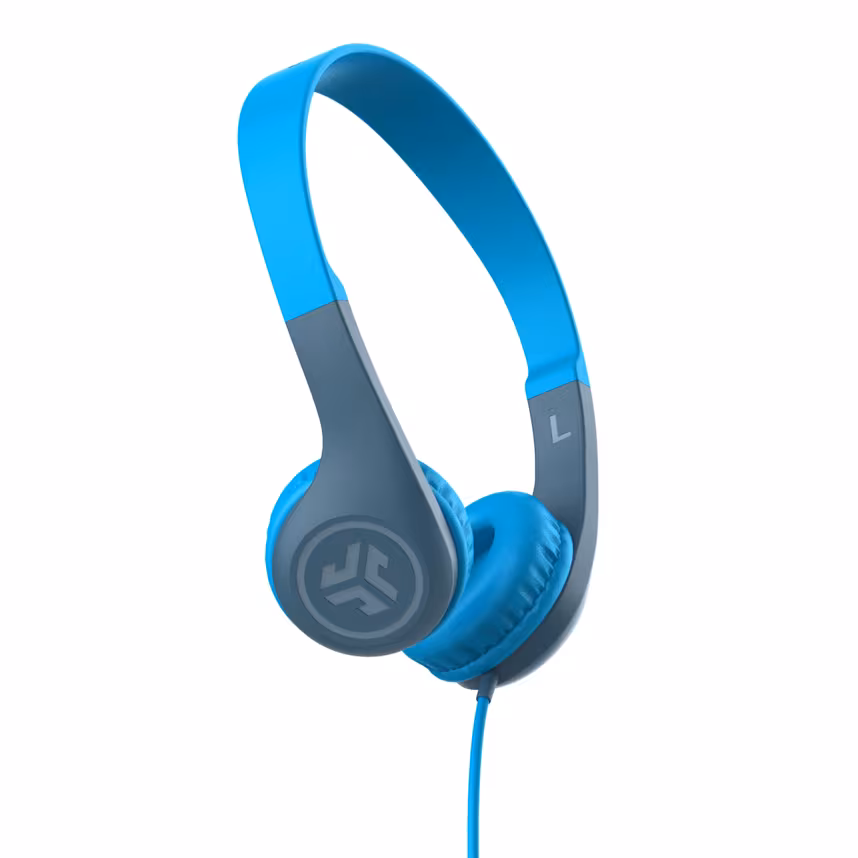 JLAB JBuddies Pop Wired Headphones Blue