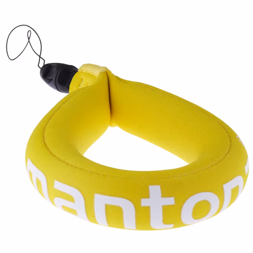 mantona Aufriebshaltegurt f&uuml;r GoPro gelb