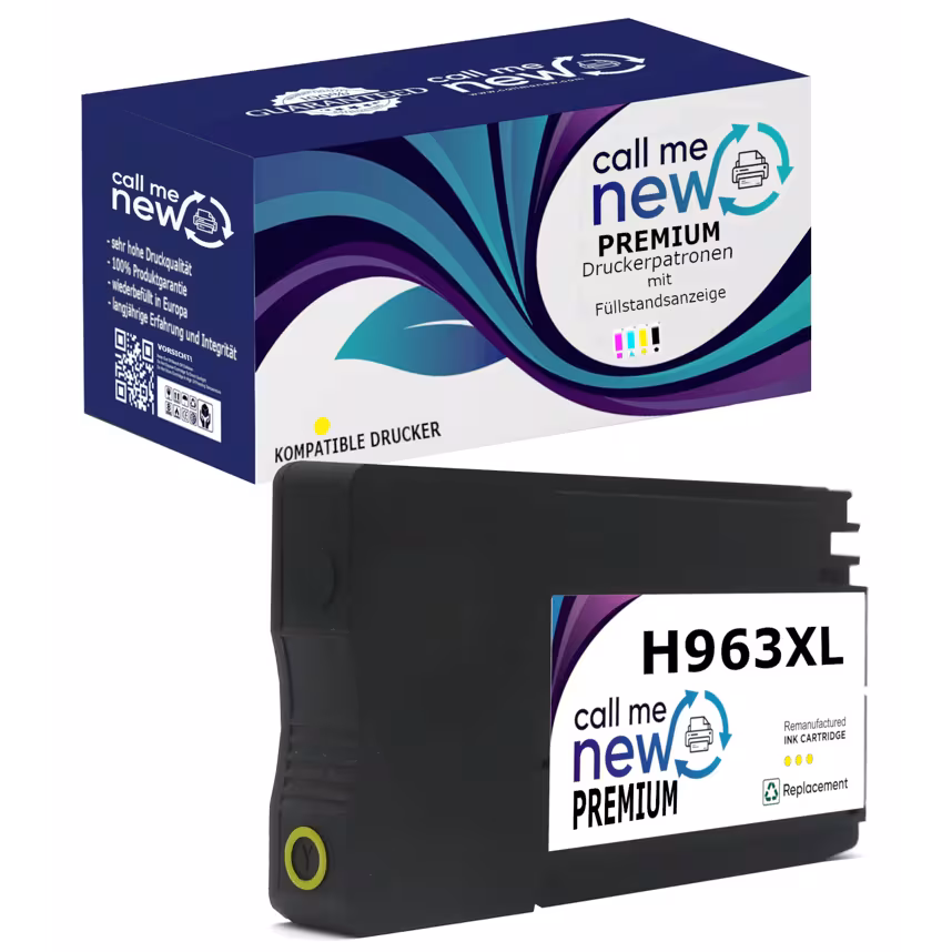 CMN Premium aufber. Tintenpatrone für HP963XL gelb