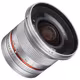 Samyang 12/2,0 APS-C Fuji X silber + UV Filter