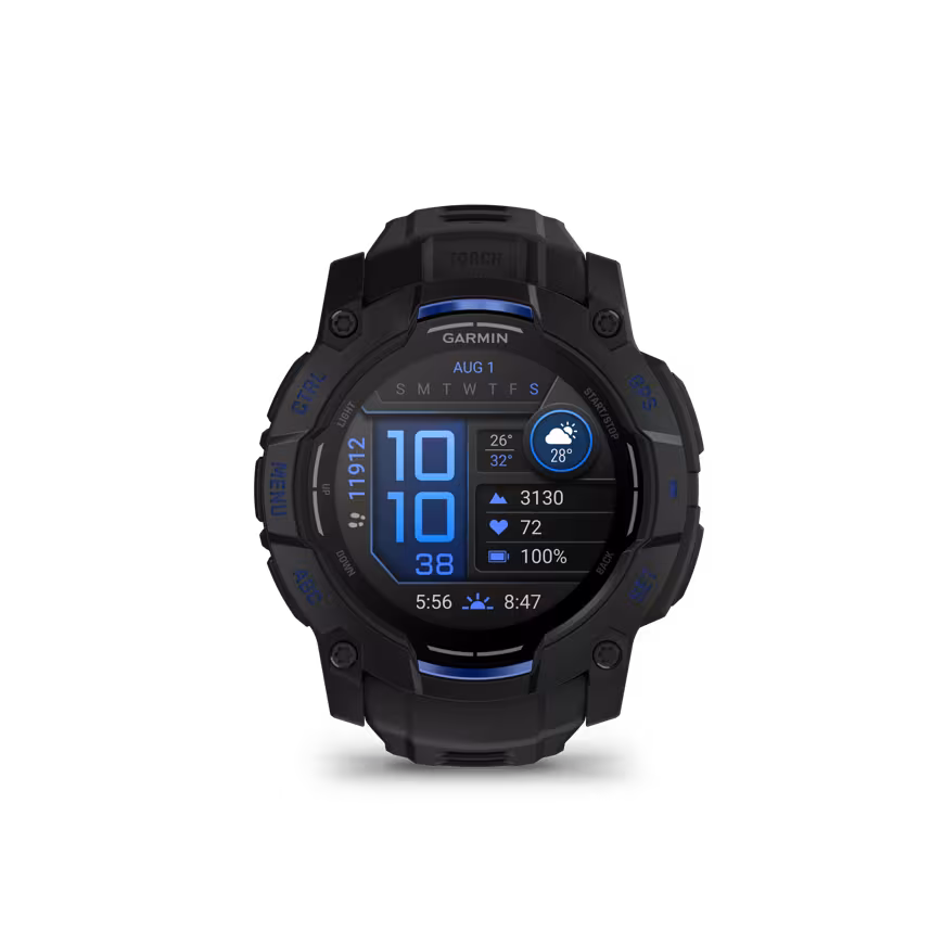 Garmin Instinct 3 AMOLED Supernova Edition 50 mm Schwarz