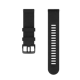 Polar Armband 22mm M/L Leather black