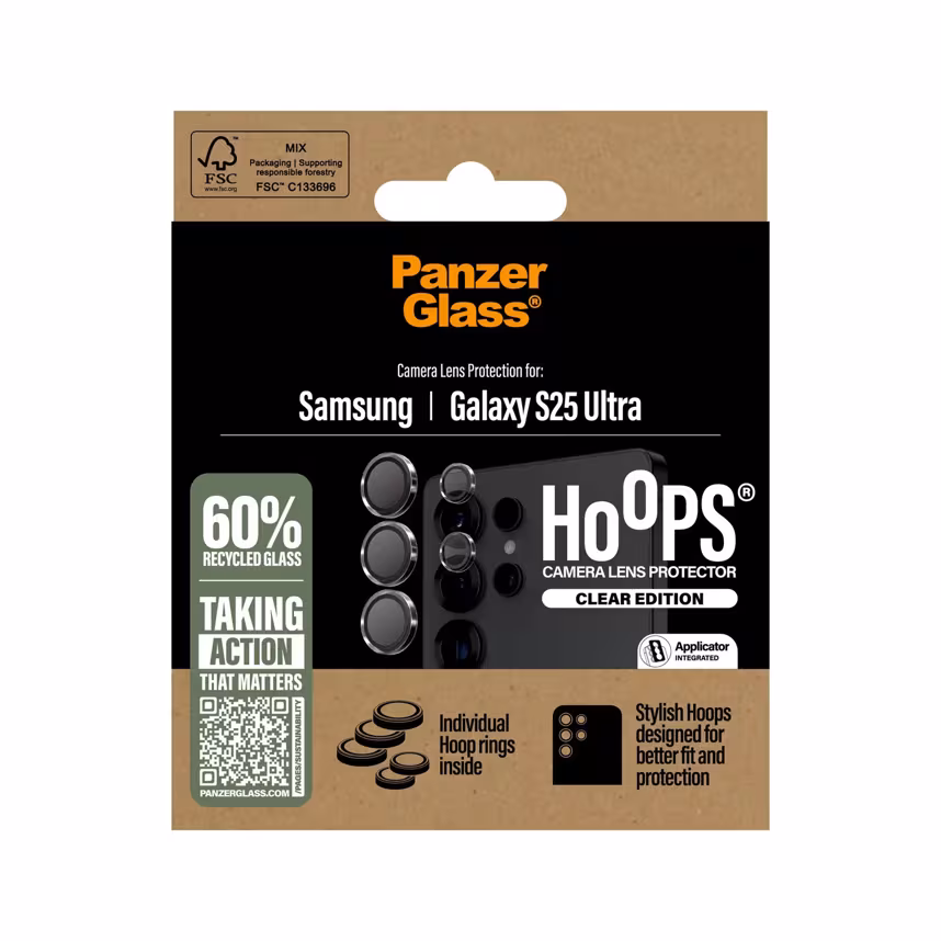PanzerGlass Hoops Lens Protector Samsung Galaxy S25 Ultra