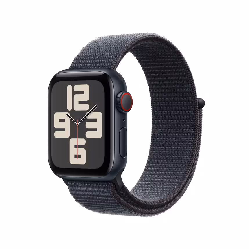 Apple Watch SE LTE 40mm midnight Alu Case + ink Loop