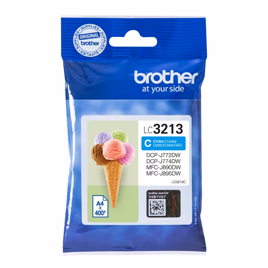 Brother LC3213C Tinte Cyan