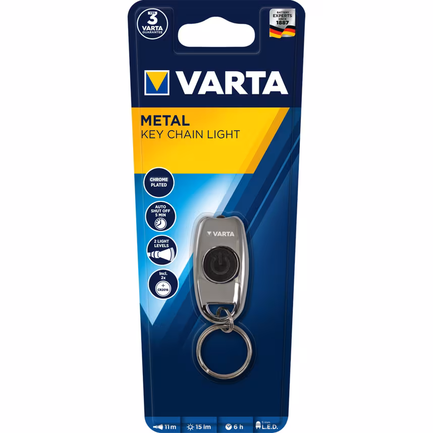 Varta 1660 Metal Key Chain Light