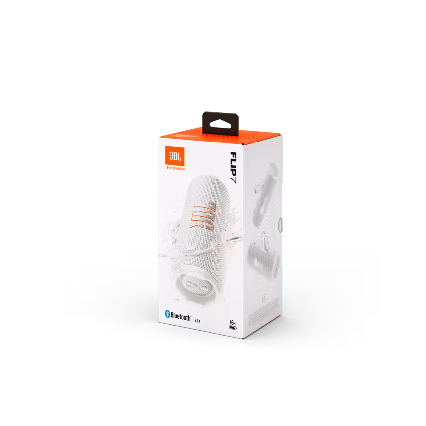 JBL Flip 7 Bluetooth-Lautsprecher weiß
