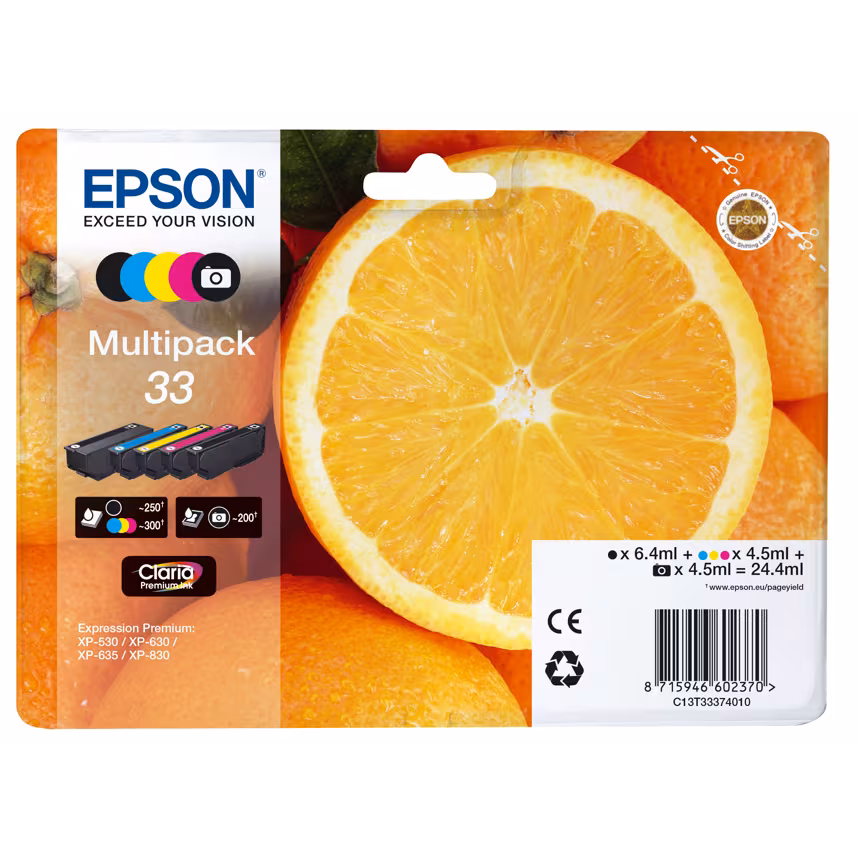 Epson 33 T3337 Tinte Multipack