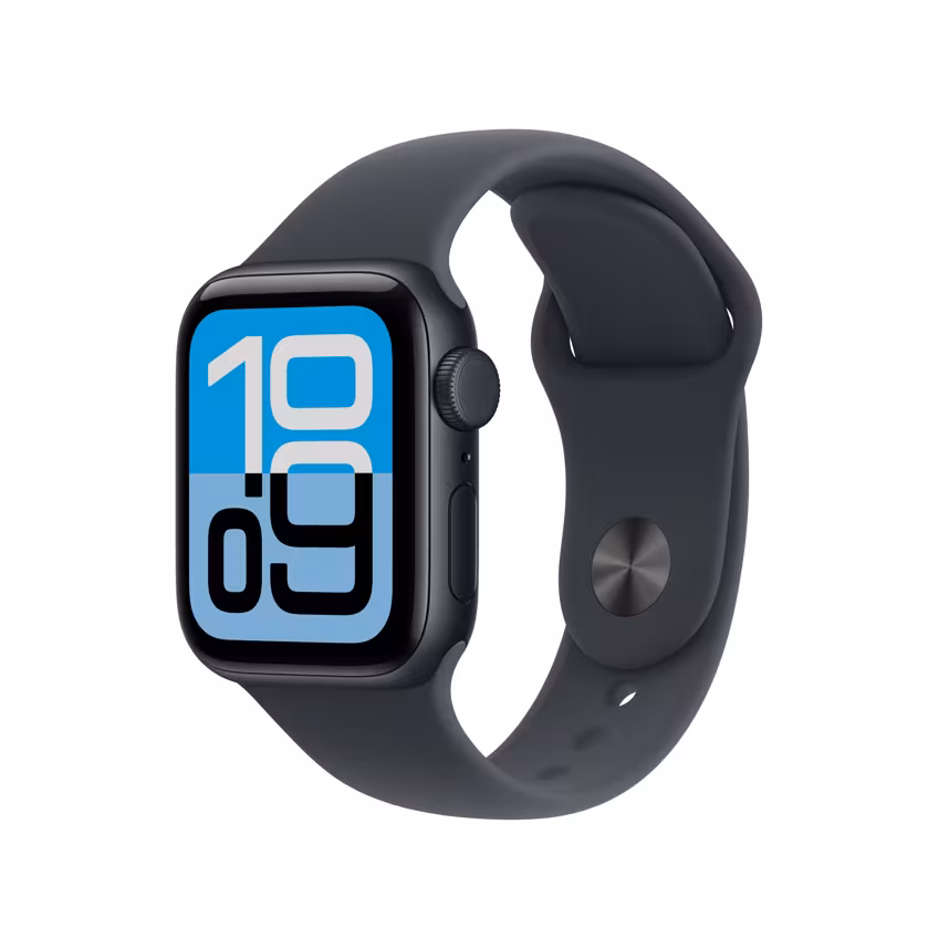Apple Watch SE 3 LTE 40mm Midnight Alu Case + Midnight Sport S/M