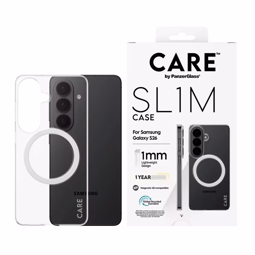 PanzerGlass Care SL1M Case Samsung Galaxy S26 Clear