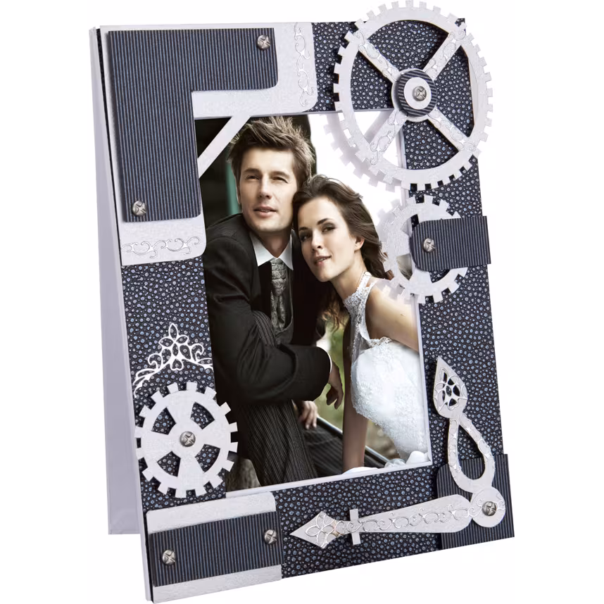 Folia Bilderrahmen-Set Uhrwerk