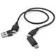 Hama 4in1 Type C Kabel Micro USB 1,5m
