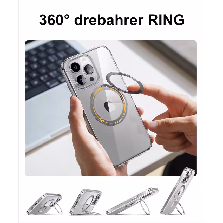 felixx Orbit Magsafe Stand Black Apple iPhone 16