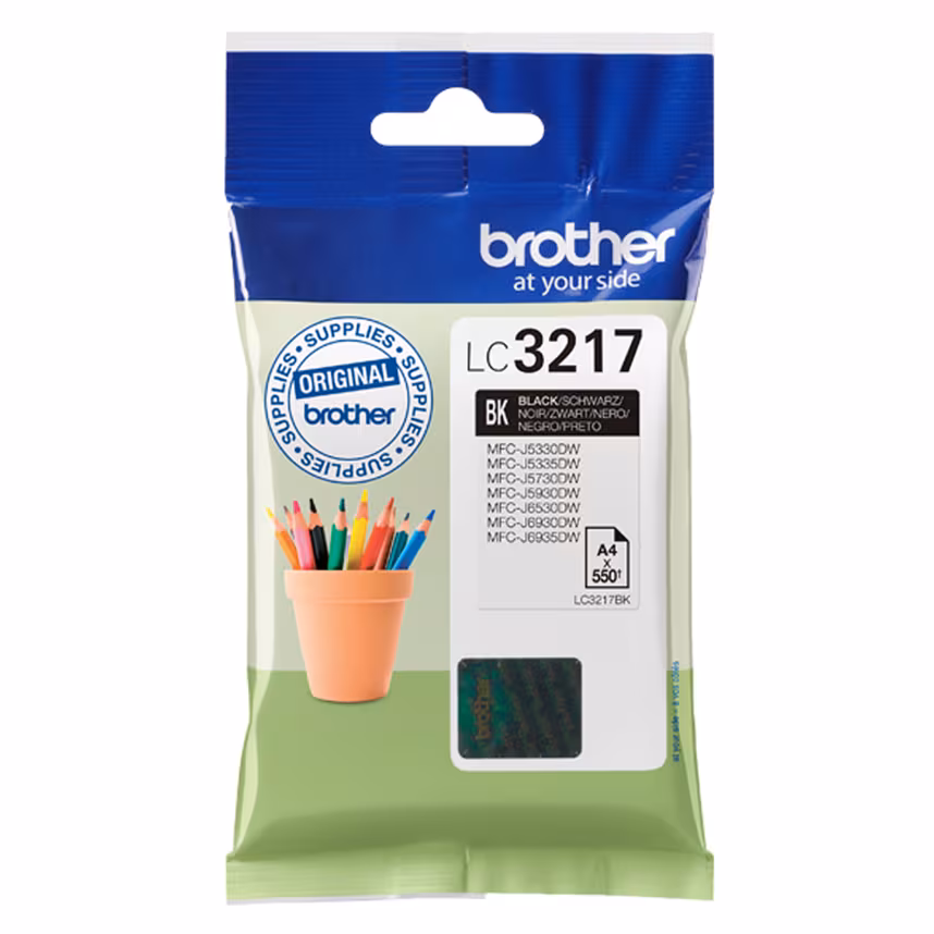 Brother LC3217BK Tinte Black
