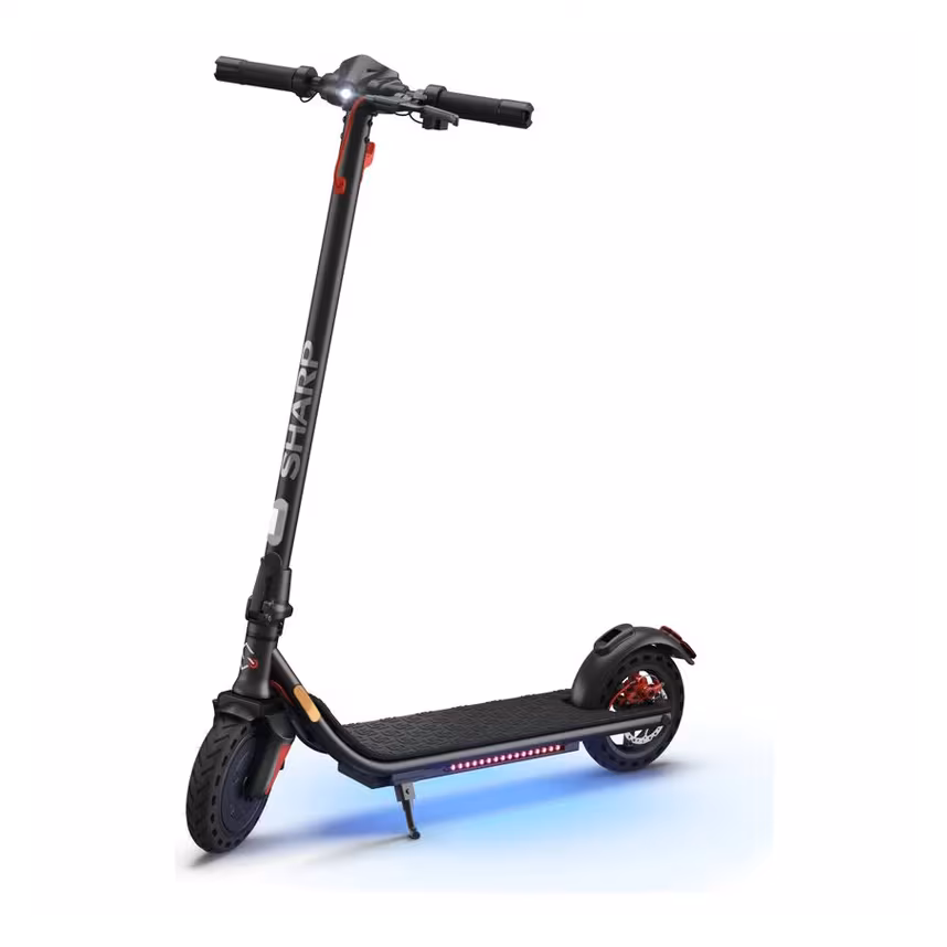 Sharp KS3A E-Scooter mit Blinker, Display, beleuchteter Unte