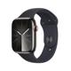 Apple Watch S9 GPS+Cellular Edelstahl grau 45mm S/M nacht