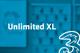 Tarif Drei  Unlimited XL und Drei-Logo vor unscharfem türkisem Hintergrund mit Handyabteilung in Hartlauer Geschäft