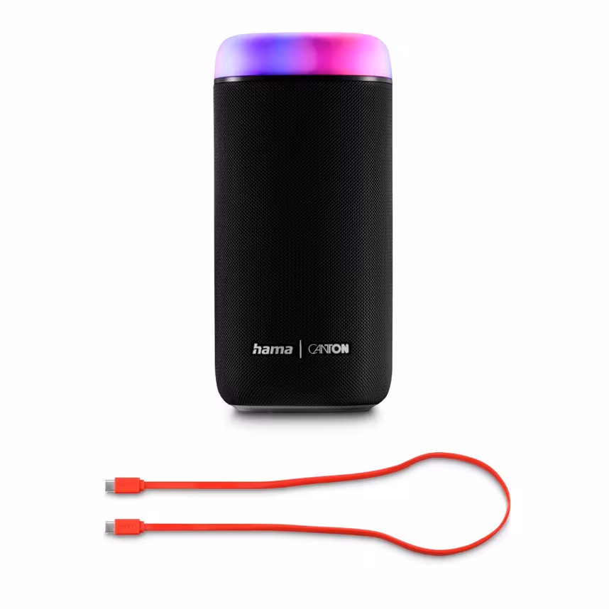 Hama Bluetooth-Lautsprecher Glow Pro,wasserfest IPX4,5 Licht